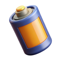 notable classic Crisp edges rendering of a battery. Flat color, geometric, minimal with Scalable Design. luxury png