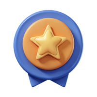 enérgico vibrante circular crachá com uma estrela. limpar \ limpo linhas, plano cor, mínimo Projeto com escalável Projeto. nível superior png