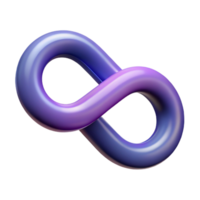 unforgettable geometric Abstract symbol of infinity. Single-weight stroke, flat color with Scalable Design. crisp png