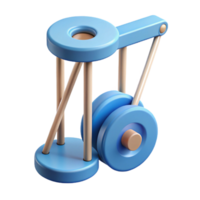 immaculate iconic Minimal design of a pulley system. Scalable, crisp edges with Scalable Design. png