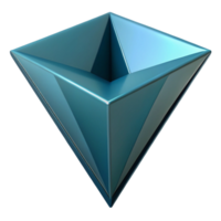 pristine futuristic Teardrop shape with a highlight. Crisp edges, flat color, with Scalable Design. 4K png
