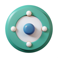 striking surreal Geometric circle with a dot. Center and focus. Clean lines, flat color. Minimal design with Scalable Design. gallery standard png