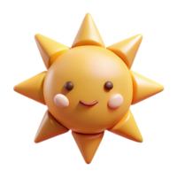 notable vintage Sun character with eight triangular rays. Symmetrical, flat color, with Scalable Design. masterfully captured png