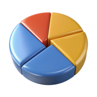 magnificent industrial Circular pie chart divided into four equal sections. Crisp edges, solid colors, symmetrical design with Scalable Design. elite png