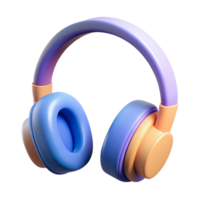 captivating peaceful modern Minimal monoline headphone. Single-weight stroke, clean lines, flat color with Scalable Design. sharp png