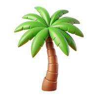spectacular exceptional Crisp edges monoline palm tree. Single-weight stroke, flat color, with Scalable Design. png