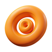 mesmerizing romantic urban Spiral shape, single-weight stroke, bright orange. Minimal, clean lines with Scalable Design. detailed png