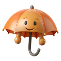 dynamic majestic Umbrella character with a simple handle. Single-weight stroke, clean lines with Scalable Design. masterfully captured png
