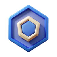 whimsical wonderful Pentagon badge with a solid fill. Geometric, clean lines, with Scalable Design. impeccable png