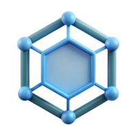 timeless tropical Geometric hexagon. Structure and connection. Clean lines, flat color. Minimal design with Scalable Design. ultra HD png