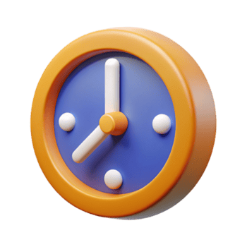 memorabile industriale minimo design di un' stilizzato orologio. scalabile, piatto colore, croccante bordi con scalabile design. fatto a mano png