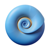 spectacular harmonious minimalist Fibonacci spiral, single-weight stroke, clean lines. Flat color, with Scalable Design. top-tier png