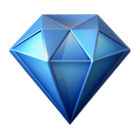 intense glorious Geometric diamond icon. Clean lines, flat color, with Scalable Design. studio quality png