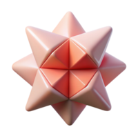 intense mesmerizing Symmetrical abstract shape with clean lines. Flat color, sharp edges. with Scalable Design. expertly shot png