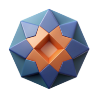 iconic renaissance Sharp-edged, overlapping pentagons. Flat color, clean lines with Scalable Design. museum quality png