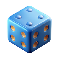 quintessential surreal Isometric set of dice with solid color and crisp edges. Minimal design with Scalable Design. precision png