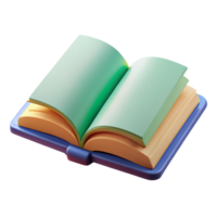 sumptuous passionate creative Flat color open book illustration. Clean lines, with Scalable Design. exclusive png