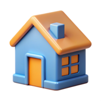 timeless futuristic House shaped character with square windows, triangular roof. Crisp edges, minimal, flat color with Scalable Design. 8K png