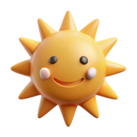 bold elegant Smiling sun with triangular rays. Clean lines, flat color, minimal design with Scalable Design. exclusive png