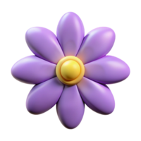 wonderful sought-after A simple, stylized flower character with five petals. Flat color, clean lines with Scalable Design. png