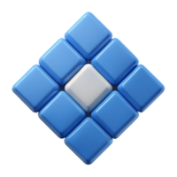 gorgeous peaceful elegant Overlapping squares forming a grid. Crisp edges. Flat color. Minimal with Scalable Design. 4K png