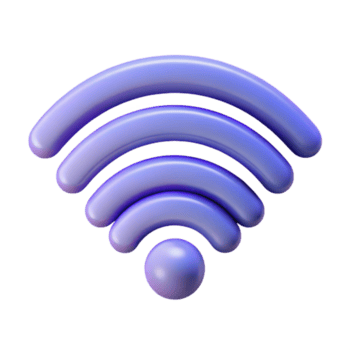 notevole artistico astratto Wi-Fi icona. minimo, scalabile, piatto colore con scalabile design. genuino png