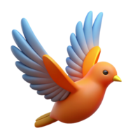 sought-after rustic Scalable monoline bird in flight. Crisp edges, flat color, minimal design with Scalable Design. museum quality png