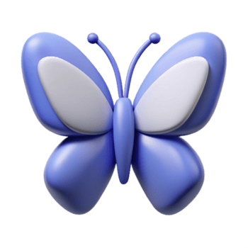 vivace costiero simmetrico farfalla con pulito Linee. piatto colore, croccante bordi. minimo design con scalabile design. raffinato png