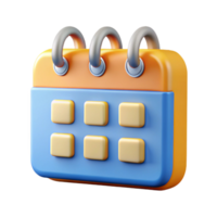 wonderful surreal A calendar icon with a specific date highlighted, flat color. Single-weight stroke, with Scalable Design. ultra HD png