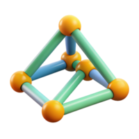 immaculate harmonious rustic Series of connected triangles, flat color, minimal with Scalable Design. handcrafted png