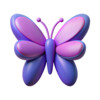 nostalgic fascinating Symmetrical butterfly with crisp edges and single-weight stroke. Flat color with Scalable Design. 4K png