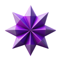 rare traditional Minimal, radiating triangles from center. Purple flat color, sharp edges. with Scalable Design. ultra HD png