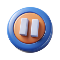 vibrant romantic geometric A symmetrical pause button icon. Crisp edges, single-weight stroke, with Scalable Design. fine detail png