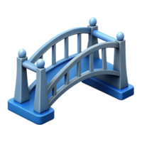 remarkable futuristic Minimal blueprint of a bridge. Clean lines, single-weight stroke with Scalable Design. gallery standard png