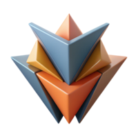 notable classic Dynamic arrangement of sharp-edged trapezoids. Minimal design, flat color with Scalable Design. high quality png