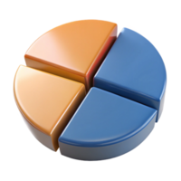 mesmerizing tranquil urban Pie chart divided into five segments, each a different flat color. Clean lines, with Scalable Design. ultra HD png