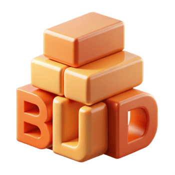 timeless traditional Stacked BUILD with layered blocks. Crisp edges, minimal style with Scalable Design. elite png