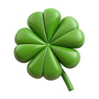 remarkable creative Symmetrical four-leaf clover. Sharp edges, minimal, flat color with Scalable Design. 8K png