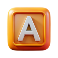remarkable bohemian Square badge with a bold letter A . Single-weight stroke, flat color, clean lines with Scalable Design. sharp png