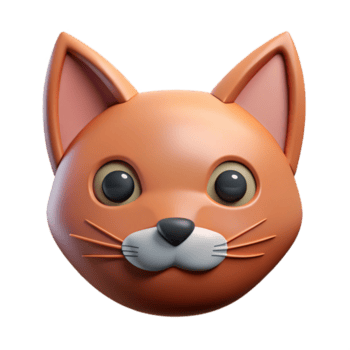 impresionante dramático orgánico un estilizado gato cara con triangular orejas. mínimo diseño, plano color con escalable diseño. genuino png