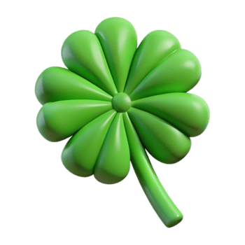 majestoso alegre vintage simétrico quatro folhas trevo, peso único AVC, plano verde com escalável Projeto. Alto resolução png