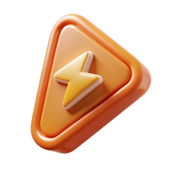 striking inspired Triangular badge with a stylized lightning bolt. Crisp edges, scalable design, single-weight stroke with Scalable Design. png