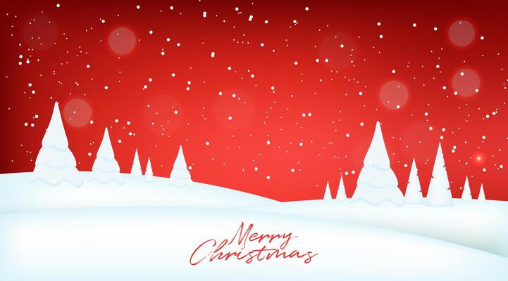 Hello winter, snow background, shop now, sale banner flat, snowflake illustration, red