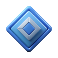 sumptuous timeless Diamond-shaped badge with intersecting diagonals. Geometric, flat color, sharp edges with Scalable Design. png