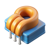 striking standout Headphone silhouette with circular earcups. Minimal design, flat color, clean lines with Scalable Design. png