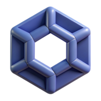spectacular memorable Interlocking pentagon shapes with crisp edges and a flat color. Minimal design with Scalable Design. png