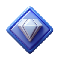 playful splendid Diamond-shaped badge with two parallel lines. Geometric, clean lines, with Scalable Design. original png
