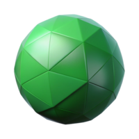 impressive organic Geometric sphere with single-weight stroke. Green flat color, clean lines. with Scalable Design. crisp png