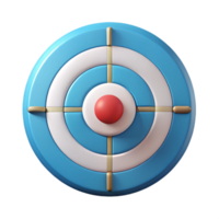 inspired modern Geometric symbol of focus. A target. Flat color. Clean lines. Minimal with Scalable Design. museum quality png