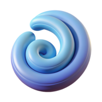 unparalleled urban Abstract spiral character with a single-weight stroke. Crisp edges, scalable, flat color with Scalable Design. professional png
